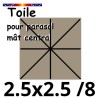 Toile 2.5X2.5 Taupe (mât-central)