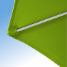 Parasol Arcachon Vert Limone 300 cm : détail de la toile et de la qualité des coutures