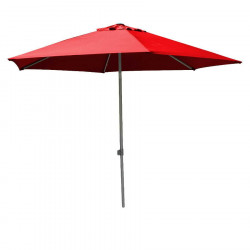 Parasol Biarritz diamètre 300 cm Rouge Coquelicot : vu de face