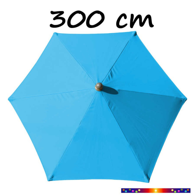 Parasol Arcachon 300 cm Alu Bleu Azur Parasol Arcachon 300 cm Alu Bleu Azur