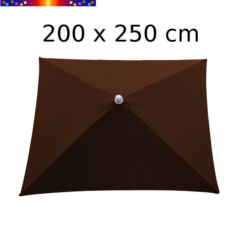 Parasol Arcachon Mocca 200 x 250 cm Alu Parasol Arcachon Mocca 200 x 250 cm Alu