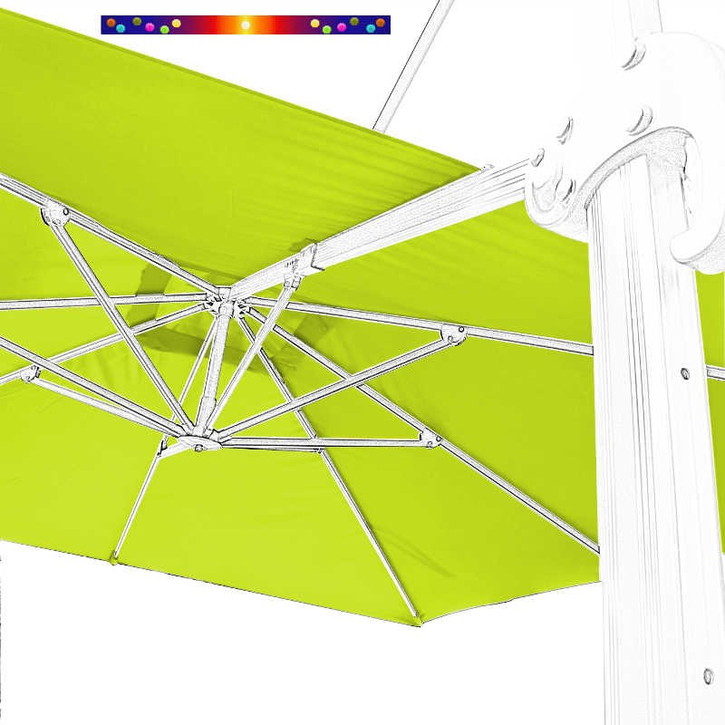 Toile en second choix : Toile 3x3 pour Parasol déporté Biscarrosse VERT LIME Toile en second choix : Toile 3x3 pour Parasol déporté Biscarrosse VERT LIME