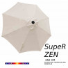 Parasol SupeR-Zen : toile vue de dessus