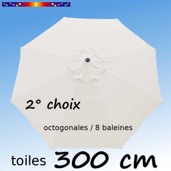 Toile second choix D300/8 Toile de remplacement pour parasol OCTOGONAL 300 cm