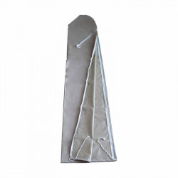 Housse de protection pour parasol déporté 3x3 ou diametre 300 cm : vue à plat