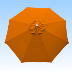Toile de remplacement pour parasol 300 cm Orange