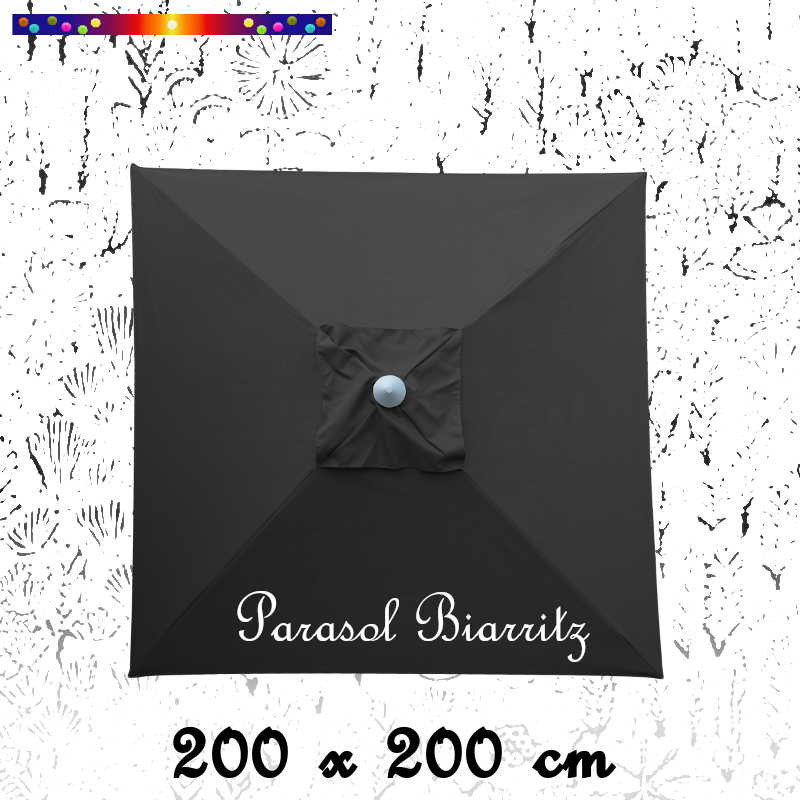 Parasol Biarritz Gris Anthracite 2x2 Parasol Biarritz Gris Anthracite 2x2