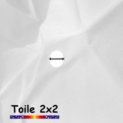 Toile de remplacement pour parasol carre 2x2 Blanc Jasmin : détail de l'oeillet central