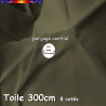 Toile Kaki Ø300 cm (8 cotés-mât central Lacanau) ; le percage central