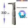 Housse pour parasol excentré latéral pendulaire Hauteur 310 cm ( tissus respirant )