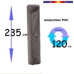 Housse pour parasol déporté Hauteur 235 cm (enduction PVC)
