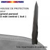 Housse pour parasol Hauteur 275 cm ( tissus respirant ) : Toile protectrice respirante