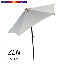 Parasol ZeN Pro: vu de face incliné