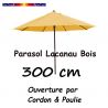 Parasol Lacanau Tournesol 300 cm Bois&Cordon