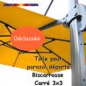 Toile Tournesol CARREE 3x3 pour Parasol Déporté Biscarrosse