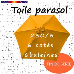 Toile Maîs Ø250 cm ( 6 cotés-mât central )