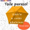 Toile Maîs Ø250 cm ( 6 cotés-mât central )