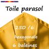Toile Maîs Ø250 cm ( 6 cotés-mât central )