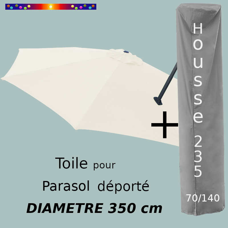 DT3508 Blanc Cassé + Housse 235x70/140