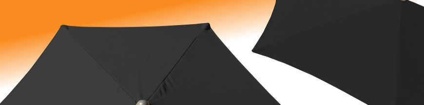 LaBoutiqueduParasol.fr : Parasols avec Toiles couleur Gris Anthracite de notre collection