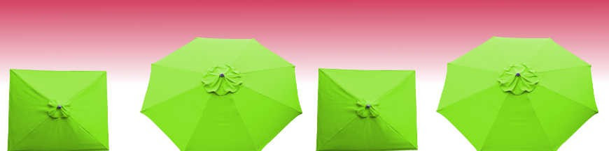 La Boutique du Parasol : Tous les Parasols de notre collection avec Toiles de couleur Vert Lime
