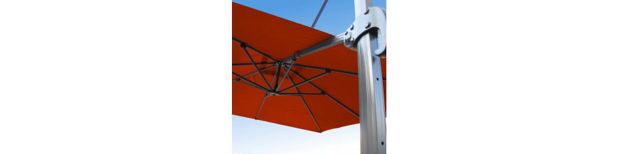 Parasol avec mât déporté Biscarrosse 3x3 Aluminium