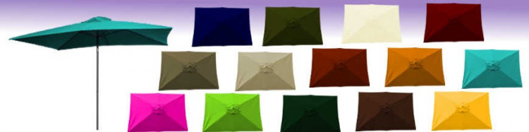 Le site de La Boutique du Parasol.fr» vous propose son Parasol de Terrasse modèle Lacanau-Océan Rectangulaire 200 x 300 cm Alu.