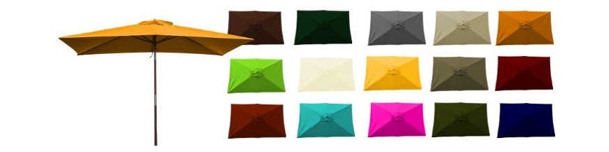 Le site de «La Boutique du Parasol» vous propose son Parasol de Terrasse modèle Lacanau Rectangle 200 x 300 cm armature bois.