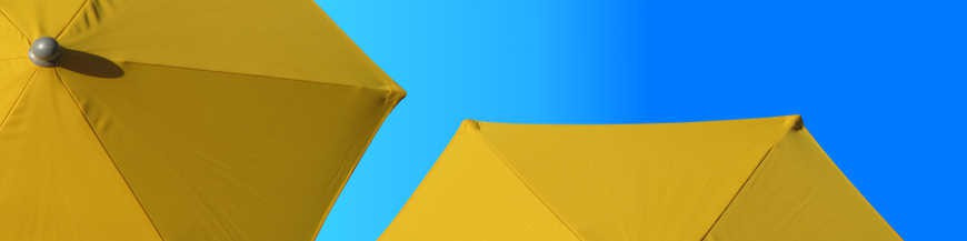 Parasols Jaunes : Les Parasols de notre collection avec Toiles de couleur Jaune