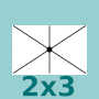 (2x3-6) 200 cm x 300 cm
