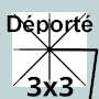 (3x3) ±295 cm x ±295 cm  CARRE Déporté