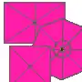 Toiles et Parasols Rose Fushia