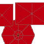 Les Parasols et Toiles Rouge Brique